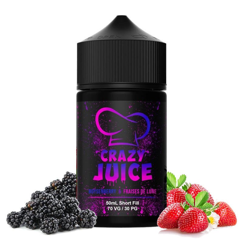 Boysenberry & Fraises de Lune - Crazy Juice - ...